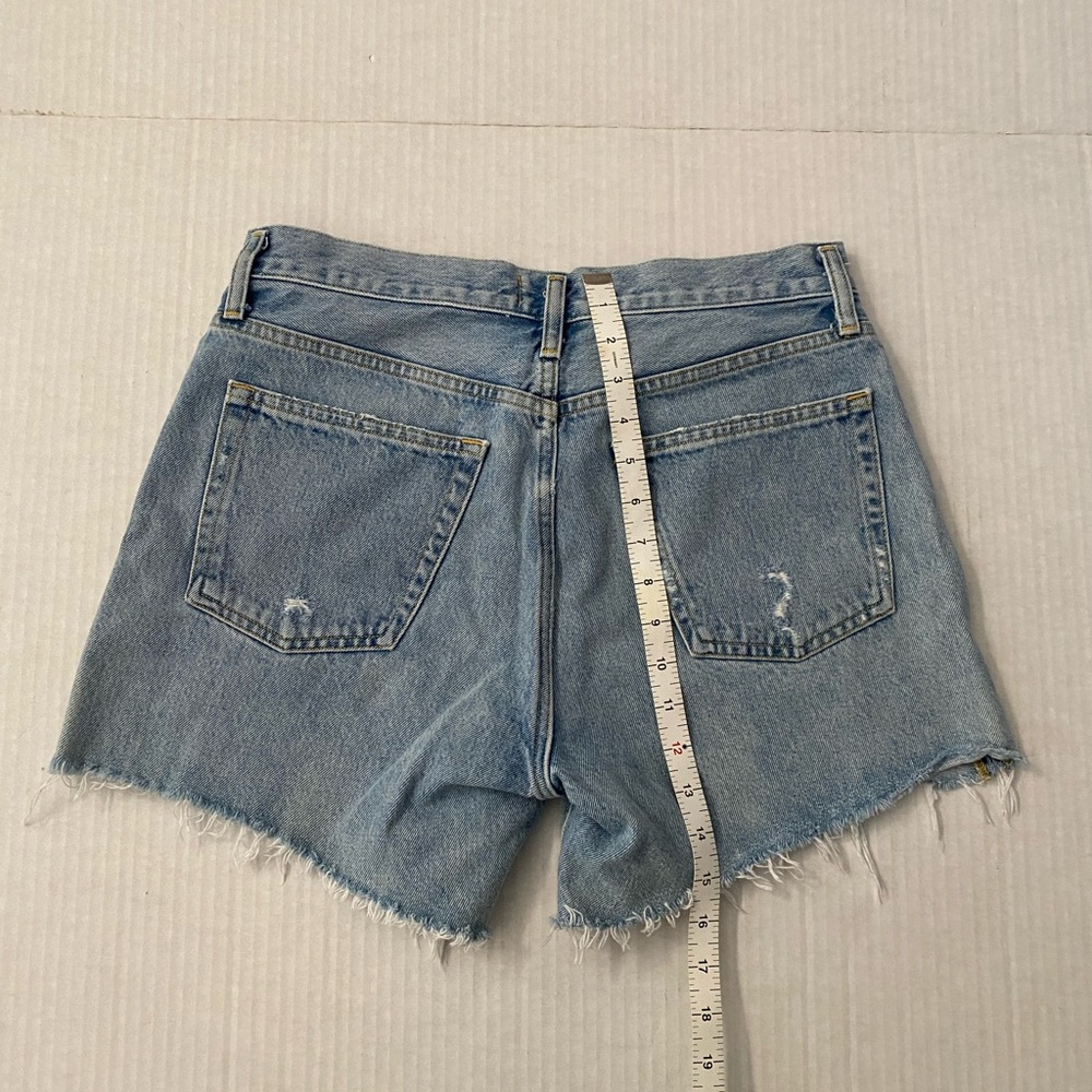 COPY - AGOLDE Parker Long Denim Shorts Size 28 - Picture 4 of 16